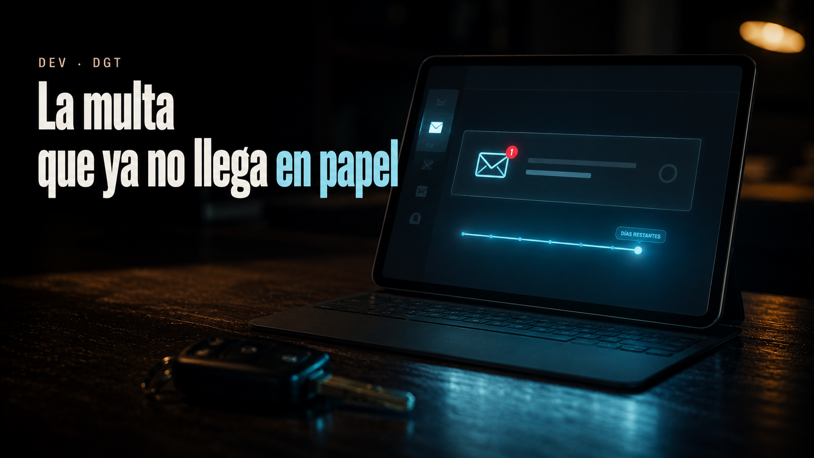 Notificación electrónica vial (DEV) de la DGT: multas que llegan sin papel