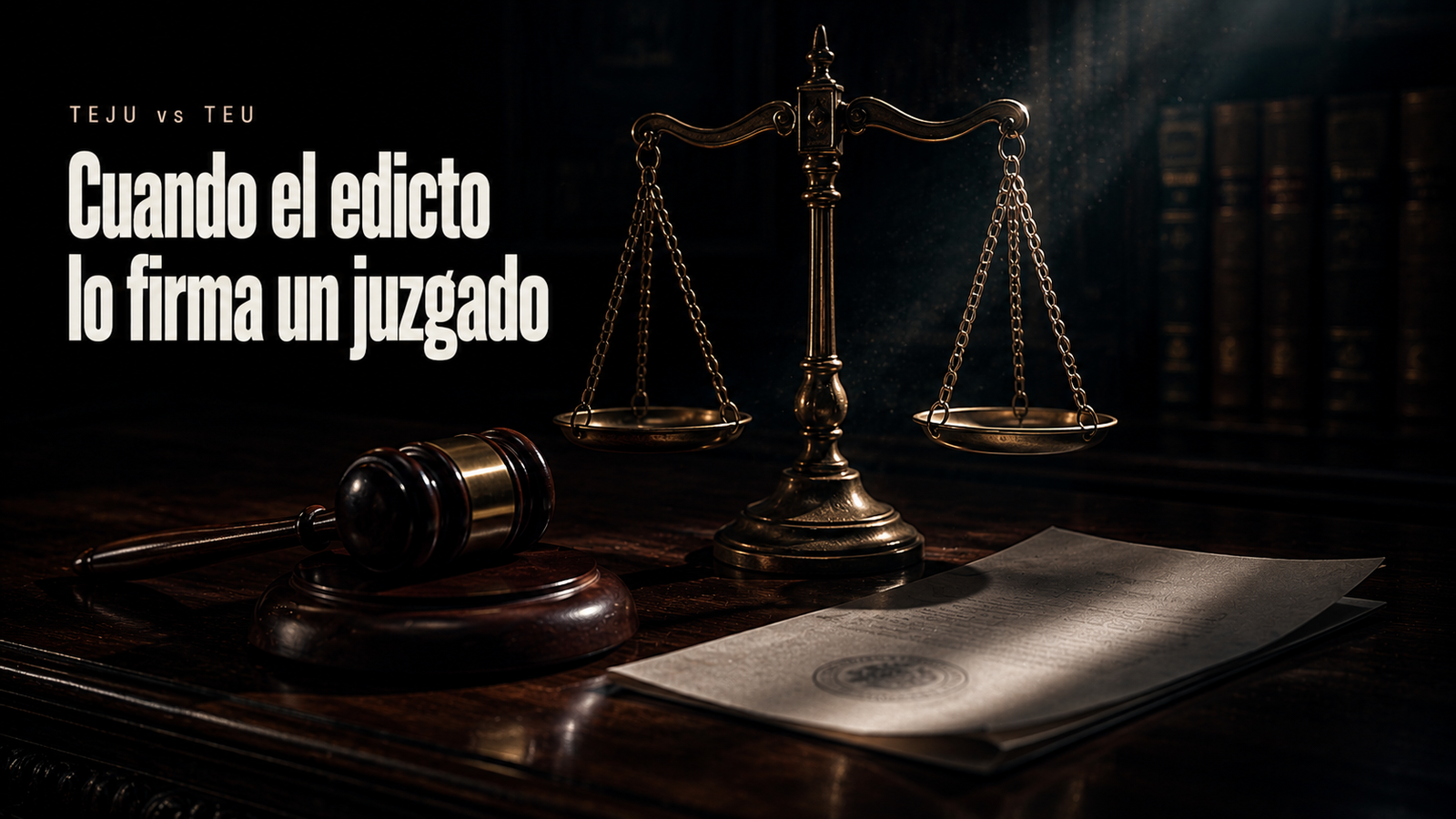 Tablón Edictal Judicial Único: qué es y en qué se diferencia del TEU administrativo
