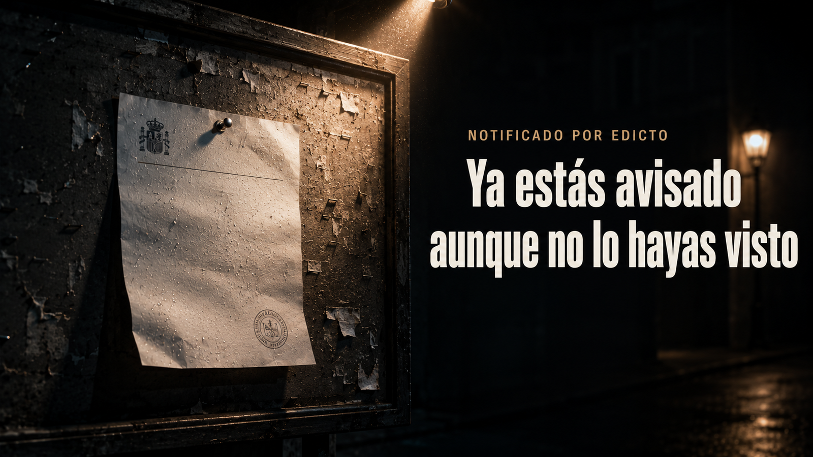 Te pueden multar sin que te enteres: cómo se notifican las sanciones por edicto