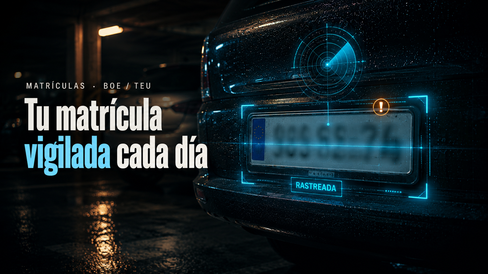 Cómo vigilar tus matrículas en el BOE y el Tablón Edictal Único
